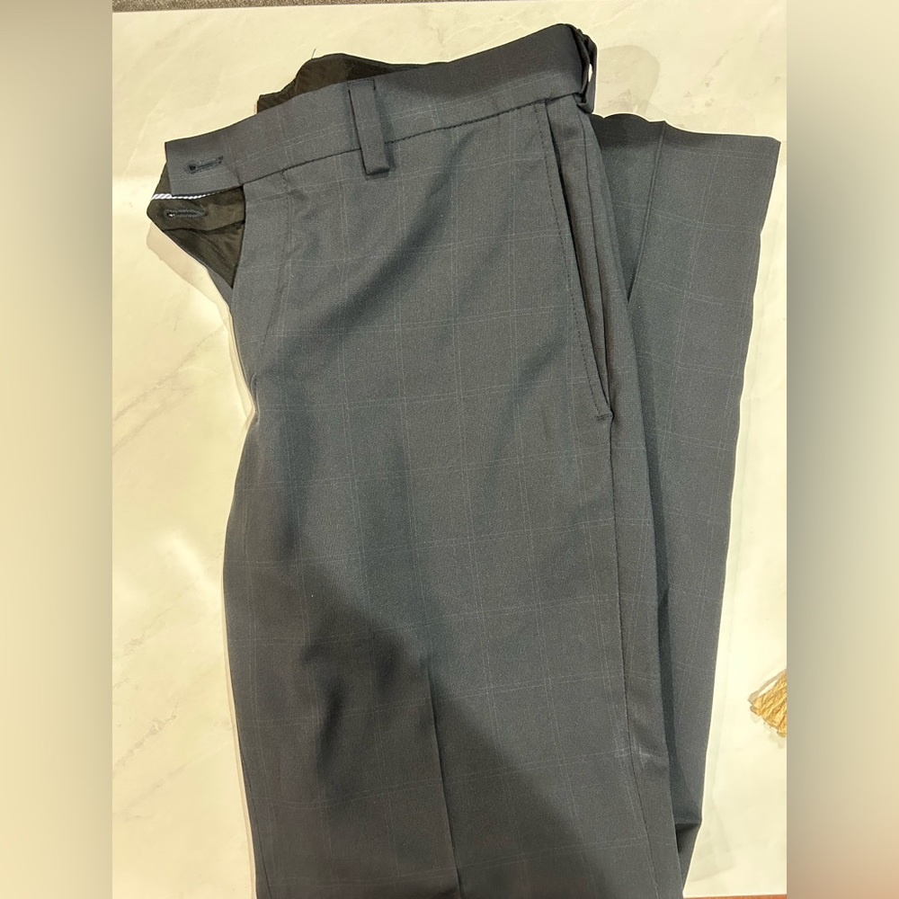 Haggar Charcoal Dress Pants Elegant Formal Wear